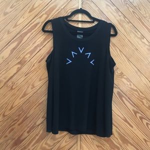 Varley Shoulder Cutout Black Sweatshirt Sweater